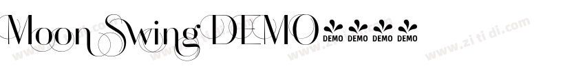 Moon Swing DEMO字体转换